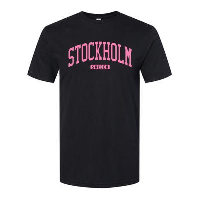 Stockholm Sweden College University Style Softstyle CVC T-Shirt