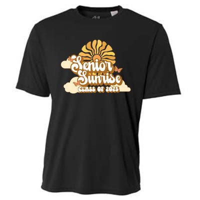 Senior Sunrise Class Of 2025 Retro Senior Cooling Performance Crew T-Shirt