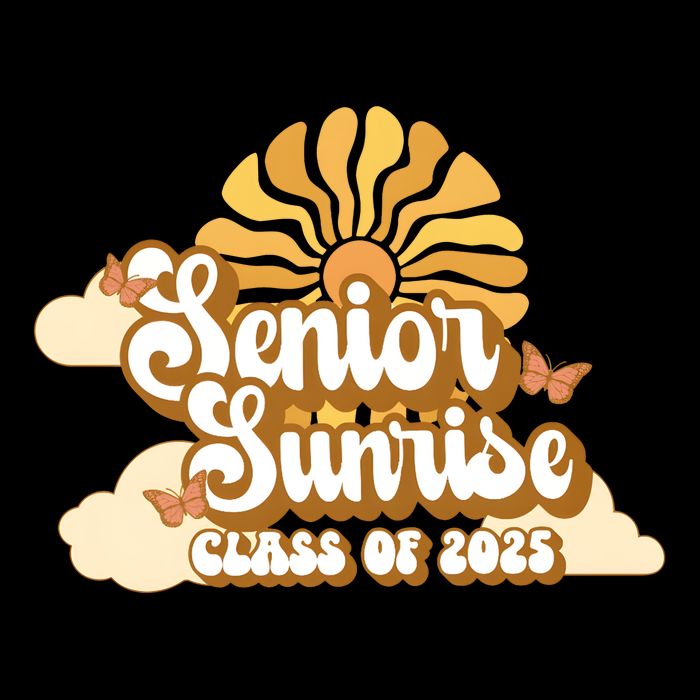 Senior Sunrise Class Of 2025 Retro Senior Cooling Performance Crew T-Shirt
