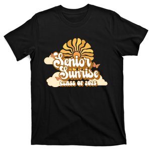 Senior Sunrise Class Of 2025 Retro Senior T-Shirt