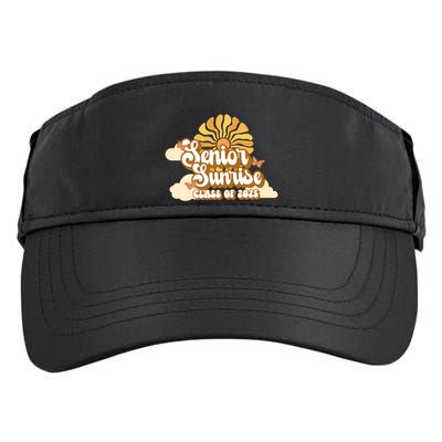 Senior Sunrise Class Of 2025 Retro Senior Adult Drive Performance Visor