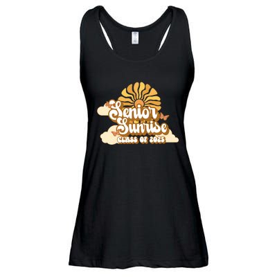 Senior Sunrise Class Of 2025 Retro Senior Ladies Essential Flowy Tank