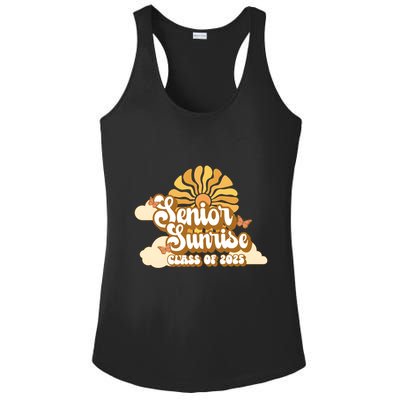 Senior Sunrise Class Of 2025 Retro Senior Ladies PosiCharge Competitor Racerback Tank