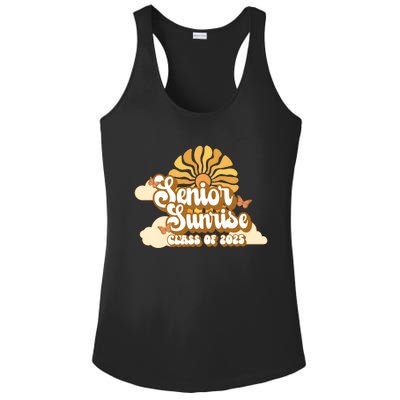 Senior Sunrise Class Of 2025 Retro Senior Ladies PosiCharge Competitor Racerback Tank