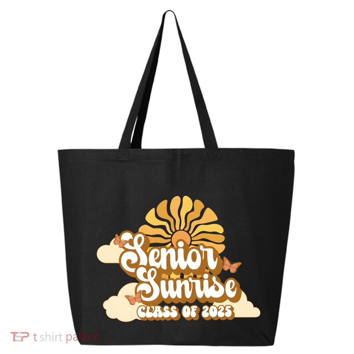 Senior Sunrise Class Of 2025 Retro Senior 25L Jumbo Tote
