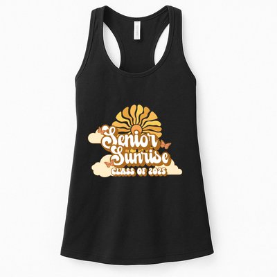 Senior Sunrise Class Of 2025 Retro Senior Womens Tank Top