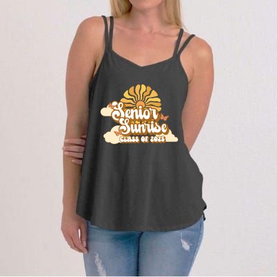 Senior Sunrise Class Of 2025 Retro Senior Women's Strappy Tank