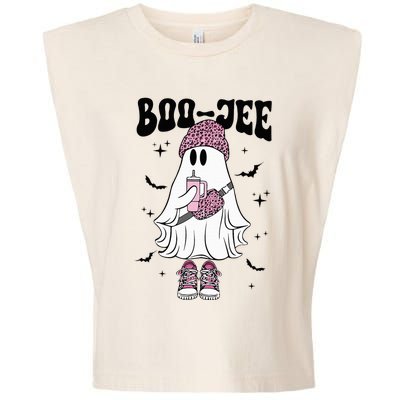 Spooky Season Cute Ghost Halloween Costume Boujee BooJee Garment-Dyed Women's Muscle Tee