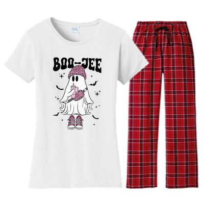 Spooky Season Cute Ghost Halloween Costume Boujee BooJee Women's Flannel Pajama Set