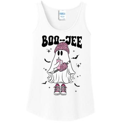 Spooky Season Cute Ghost Halloween Costume Boujee BooJee Ladies Essential Tank