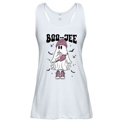 Spooky Season Cute Ghost Halloween Costume Boujee BooJee Ladies Essential Flowy Tank