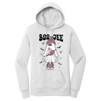 Spooky Season Cute Ghost Halloween Costume Boujee BooJee Women's Pullover Hoodie