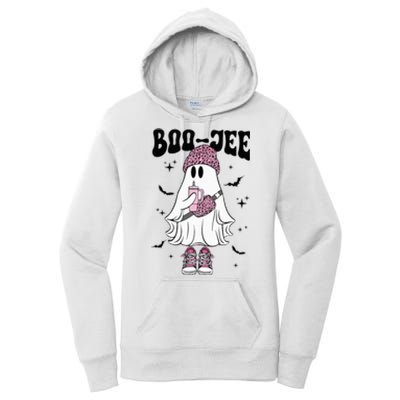 Spooky Season Cute Ghost Halloween Costume Boujee BooJee Women's Pullover Hoodie