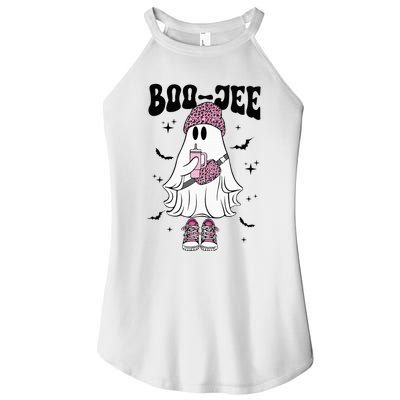 Spooky Season Cute Ghost Halloween Costume Boujee BooJee Women's Perfect Tri Rocker Tank