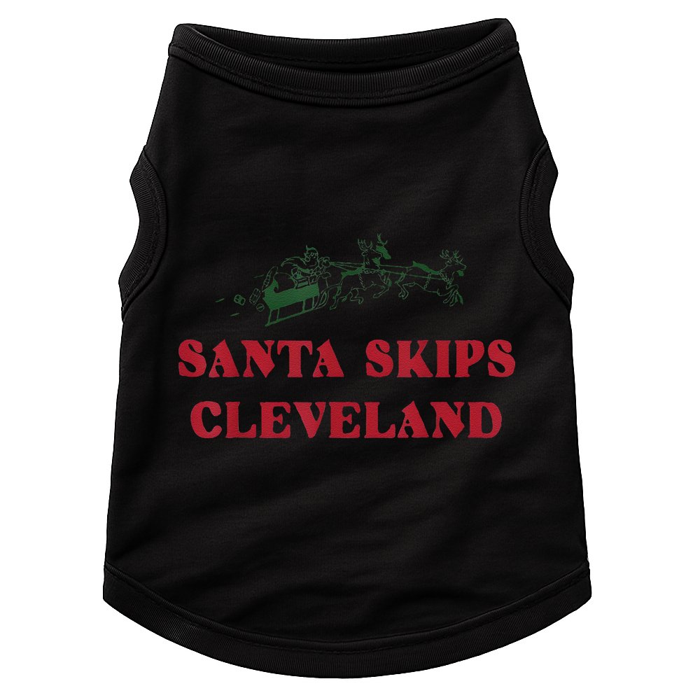 Santa Skips Cleveland Doggie Tank
