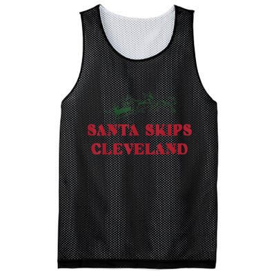 Santa Skips Cleveland Mesh Reversible Basketball Jersey Tank