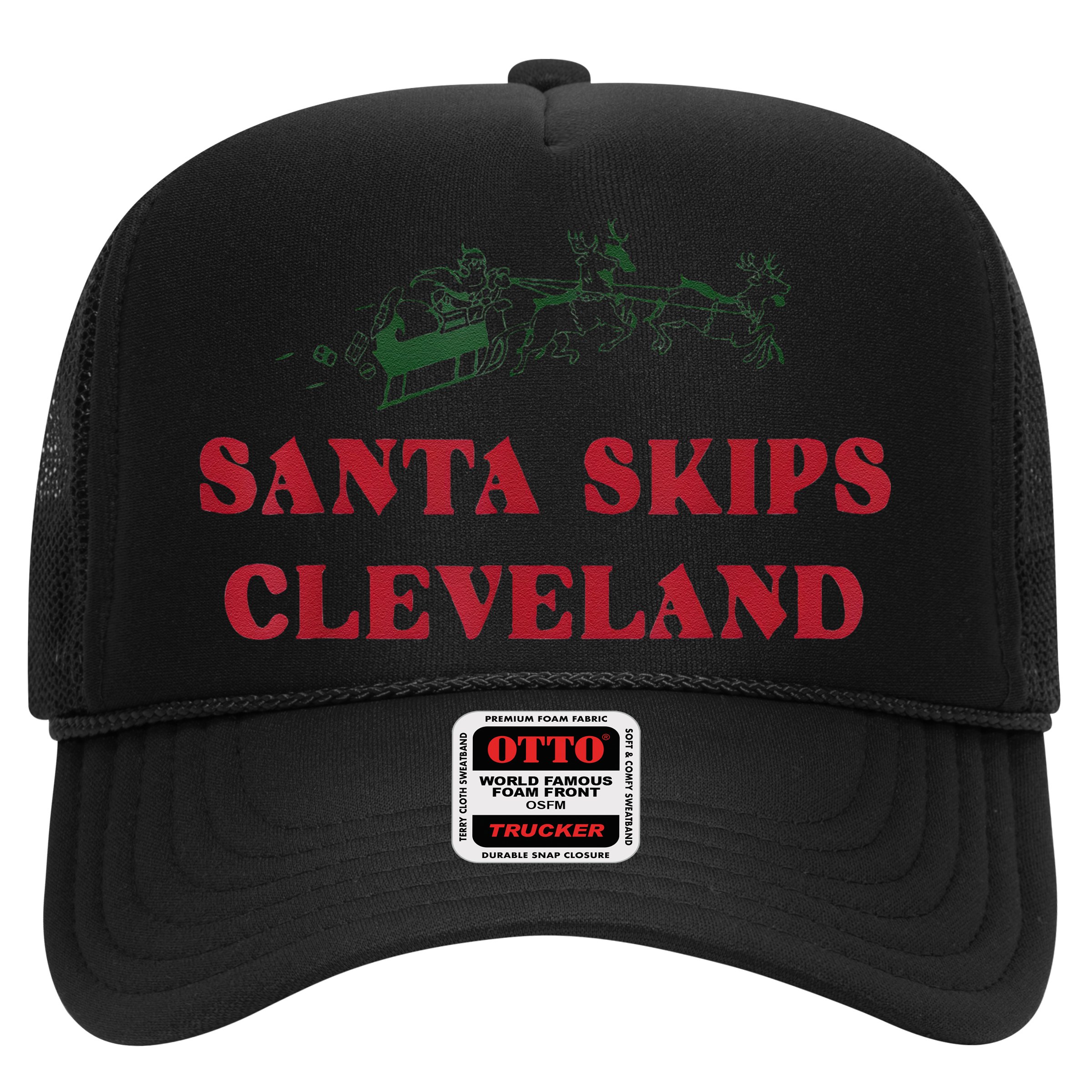Santa Skips Cleveland Hat