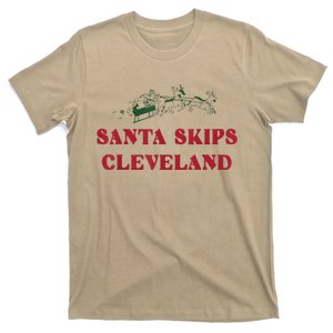 Santa Skips Cleveland T-Shirt