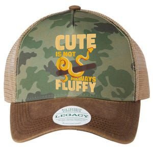 Snake Serpent Cute Is Not Always Fluffy Legacy Tie Dye Trucker Hat