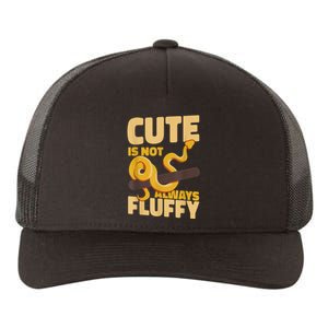 Snake Serpent Cute Is Not Always Fluffy Yupoong Adult 5-Panel Trucker Hat