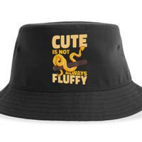 Snake Serpent Cute Is Not Always Fluffy Sustainable Bucket Hat