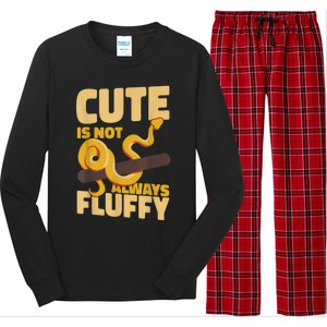 Snake Serpent Cute Is Not Always Fluffy Long Sleeve Pajama Set