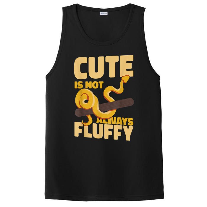 Snake Serpent Cute Is Not Always Fluffy PosiCharge Competitor Tank