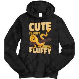 Snake Serpent Cute Is Not Always Fluffy Tie Dye Hoodie