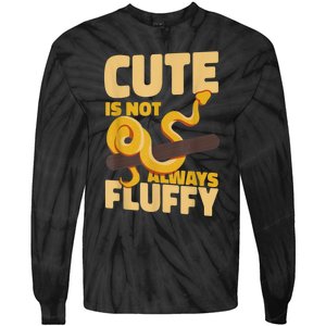 Snake Serpent Cute Is Not Always Fluffy Tie-Dye Long Sleeve Shirt