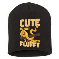 Snake Serpent Cute Is Not Always Fluffy Short Acrylic Beanie