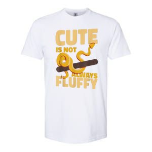 Snake Serpent Cute Is Not Always Fluffy Softstyle CVC T-Shirt