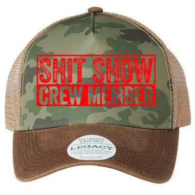 Shit Show Captain Funny Shitshow Hilarious Sarcastic Legacy Tie Dye Trucker Hat