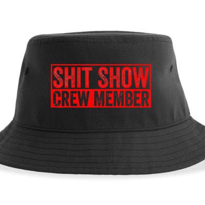 Shit Show Captain Funny Shitshow Hilarious Sarcastic Sustainable Bucket Hat