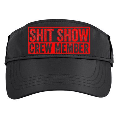 Shit Show Captain Funny Shitshow Hilarious Sarcastic Adult Drive Performance Visor