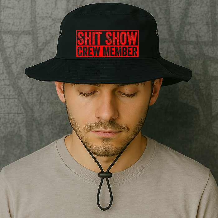 Shit Show Captain Funny Shitshow Hilarious Sarcastic Bucket Hat