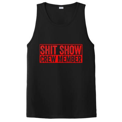 Shit Show Captain Funny Shitshow Hilarious Sarcastic PosiCharge Competitor Tank