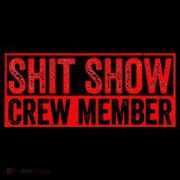 Shit Show Captain Funny Shitshow Hilarious Sarcastic Women's V-Neck T-Shirt