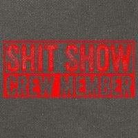 Shit Show Captain Funny Shitshow Hilarious Sarcastic Cotton Canvas Backpack