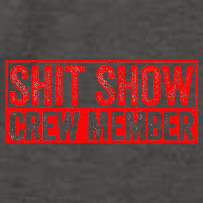 Shit Show Captain Funny Shitshow Hilarious Sarcastic Vector Backpack