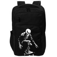 Skeleton Skateboarder Cool Impact Tech Backpack