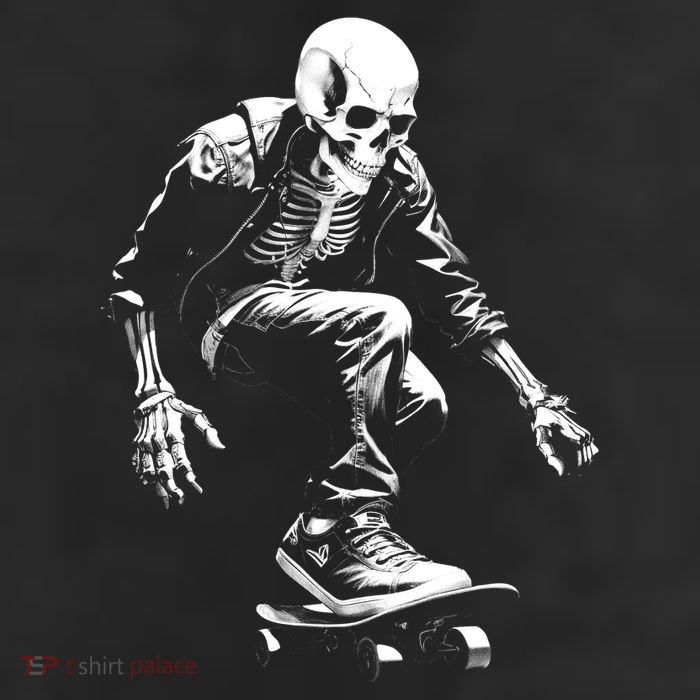 Skeleton Skateboarder Cool 25L Jumbo Tote