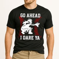 S Softball Catcher Funny N I Dare Ya Gift Cooling Performance Crew T-Shirt
