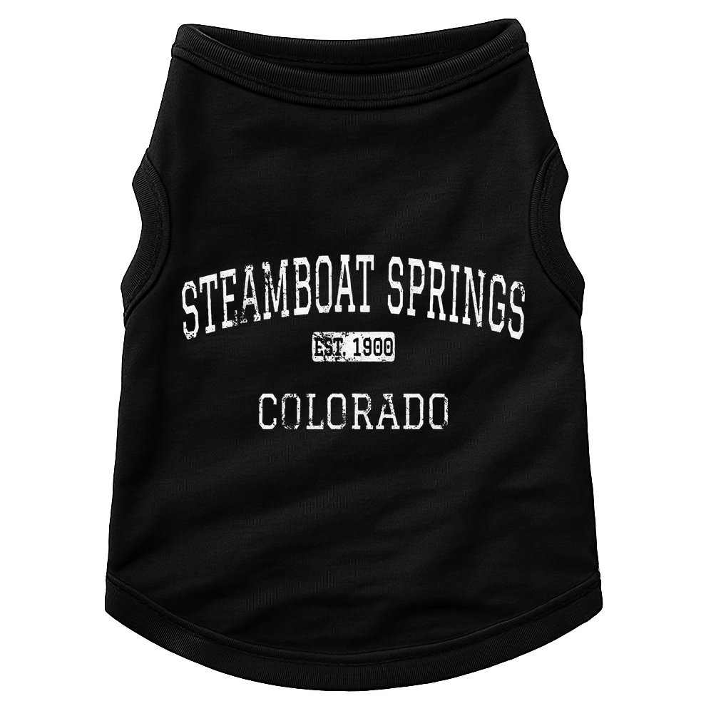 Steamboat Springs Colorado CO Vintage Doggie Tank