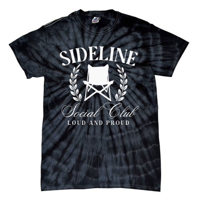 Sideline Social Club Loud And Proud Bleacher Mom Tie-Dye T-Shirt