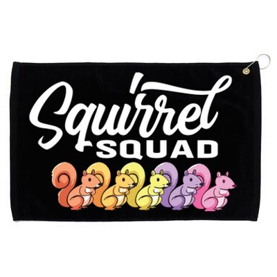 Squirrel Squad Cute Squirrel Grommeted Golf Towel