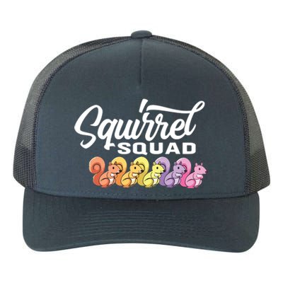 Squirrel Squad Cute Squirrel Yupoong Adult 5-Panel Trucker Hat