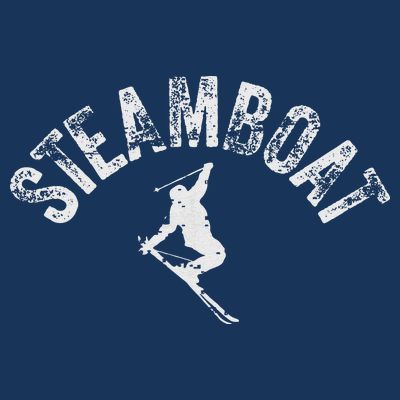 Steamboat Ski Colorado Vintage Skiing Cool Skier CO Winter T-Shirt