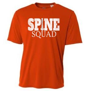 Spine Squad Chiropractor And Orthopedist Funny Cute Gift Cooling Performance Crew T-Shirt