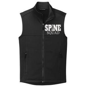 Spine Squad Chiropractor And Orthopedist Funny Cute Gift Collective Smooth Fleece Vest