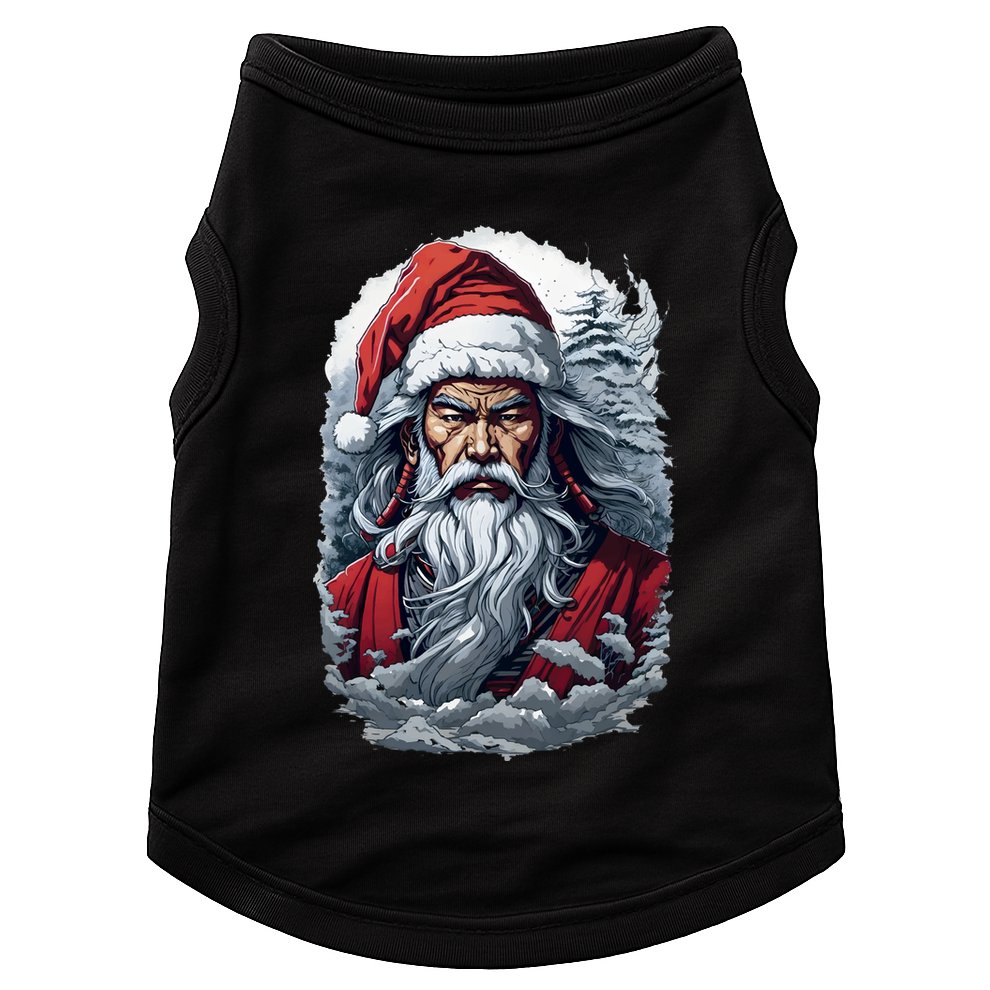 Samurai Santa Claus Doggie Tank
